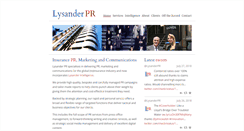 Desktop Screenshot of lysanderpr.com