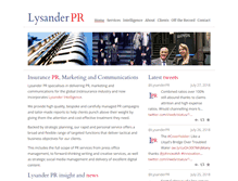 Tablet Screenshot of lysanderpr.com